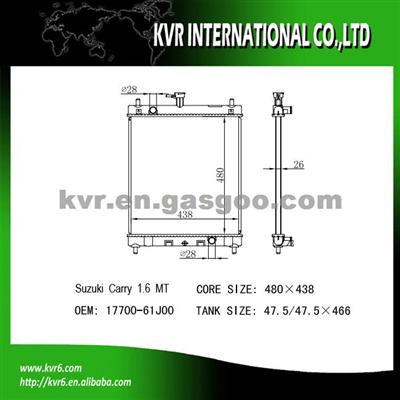 Brazed Auto Radaitor For SUZUKI CARRY Oem 17700-61J00