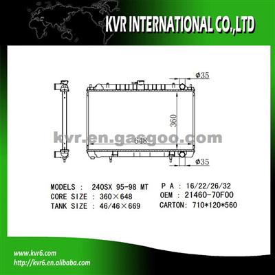Complete Radiator For NISSAN 240SX OEM 21460-70F00
