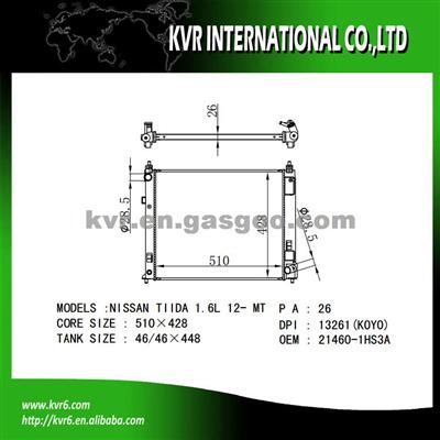 Auto Parts OEM 21460-3A83A/1HS3A For NISSAN TIIDA 1.6