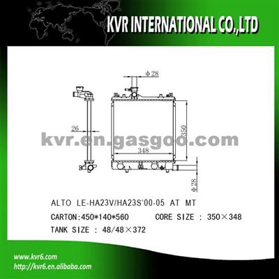 OE RADAITOR For SUZUKI WAGON R MC22S Oem 17700-83B00/83G50