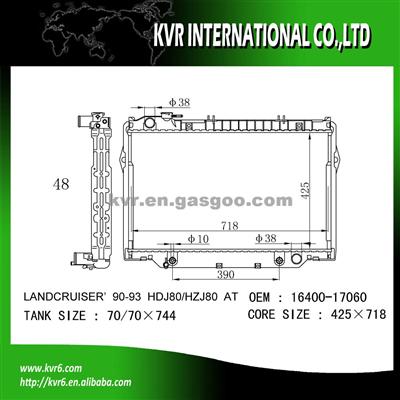 Toyota Performance Aluminum Radiator OEM 16400-17030/17060/61170