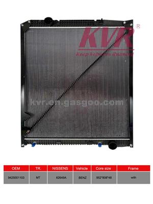 Radiator Factory For MERCEDES-BENZ ACTROS (96-) 18 Oem 9425001103