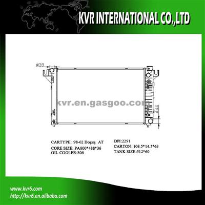 Auto Cooling Radiator OEM 52028816AB For DODGE DAKOTA 5.9