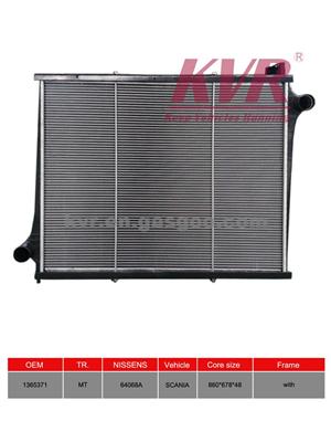 High Performance Truck Radiator For SCANIA 4 SERIES 114/124/144 P(95-)/ BUS Oem 1365371
