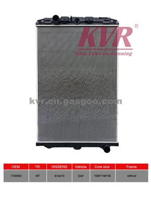 Heavy-Duty Radiator Assy For DAF XF105(05-) Oem 1739550