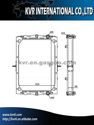 Truck Radiator Factory For DAF LF55(01-) Oem 1403169