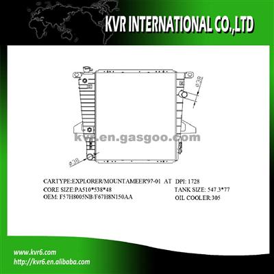 Aluminum Radiator For FORD EXPLDRER 4.0i OEM F57H8005NB