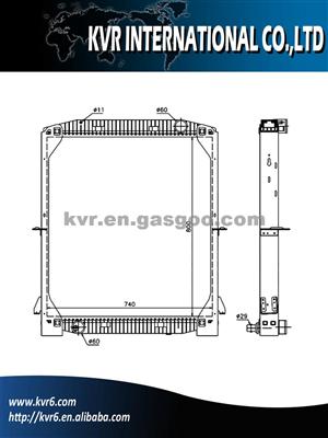 Heavy Duties Radiator Factory For IVECO EUROMOVER//EUROTECH//EUROTRAKKER//SPR2(92-) Oem 500348318