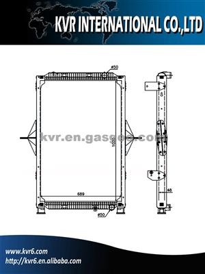 Radiator Manufacturer For RVI RVI MAGNUM(05-) Oem 5002866280