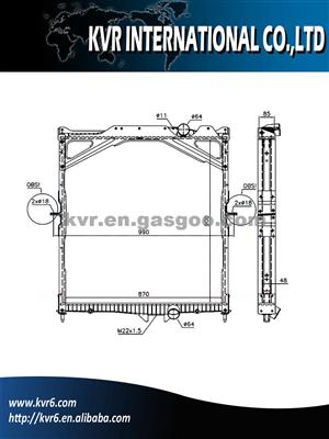 High Performance Truck Radiator For VOLVO FH(02-)//FH12(02-)//FH13(06-)//FH16(02-)//NH12(99-) Oem 20482259