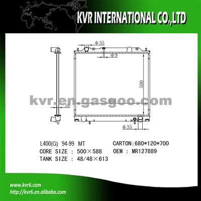 Mitsubishi Aluminum Car Radiator OEM MR127889