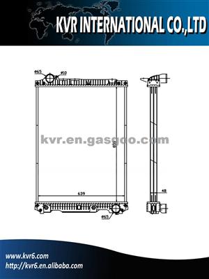 Aftermarket Truck Radiator For MERCEDES-BENZ NG 90(87-) Oem 6525007001