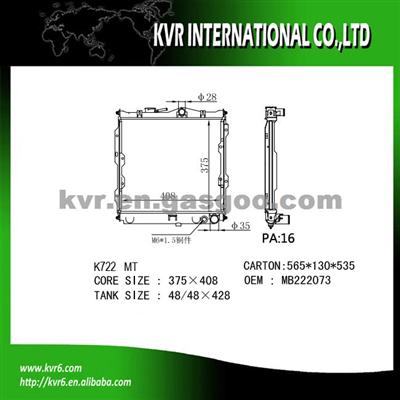 Mitsubishi Complete Radiator OEM MB222073