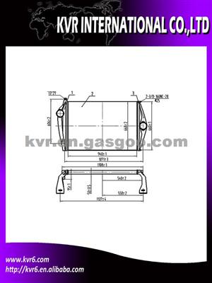 Intercooler Factory For FREIGHTLINER