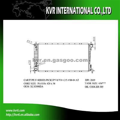 Mechanical Car Radiator For FORD F-SERIES 5.4L OEM 5L3Z8005CA