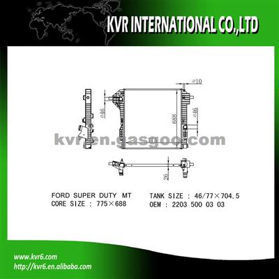 Auto Cooling Radiator For FORD SUPER DUTY OEM 22035000303