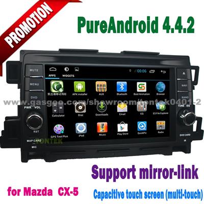 2015 newest android 4.4.2 navigation system for mazda cx-5 with GPS 3g wifi radio IPOD BT Capacitive screen TA7046