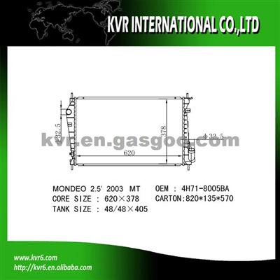 Alloy Radiator For FORD MONDEO 2.5 OEM 4H71-8005BA