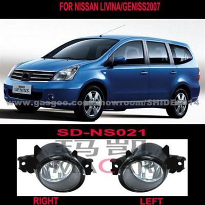 Fog Lamp NISSAN LIVINA GENISS 2007