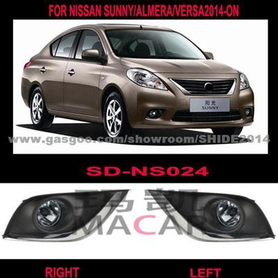 Fog Lamp NISSAN SUNNY ALMERA VERSA 2014