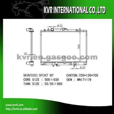 Mitsubishi Passenger Car Radiator OEM MN171179/MR239622