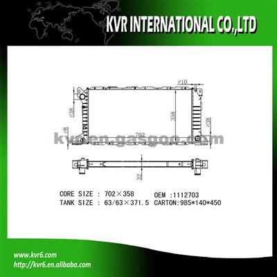 Mechanical Radiator For FORD TRANSIT 2.5D OEM 1112703