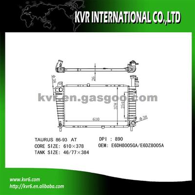 Competitive Radiator For FORD USA TAURUS 3.8 OEM E7DZ8005C/E6DZ8005A