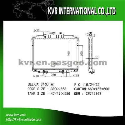 OE Quality Radiator For Mitsubishi OEM CW749167