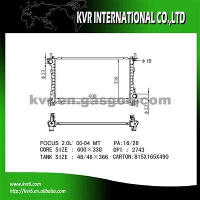 Fin Tube Radiator For FORD 4CY OEM 5S4Z8005AA