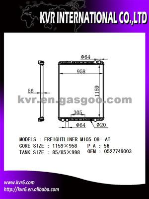 Truck Radiator For M105 08- Oem 0527749003