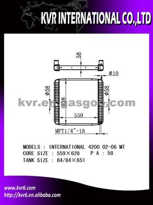 Heavy -Duties Radiator For INTERNATION 4200 02-06