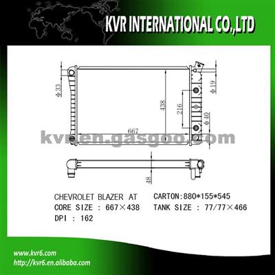 OE RADAITOR For CHEVROLET OEM 3025826