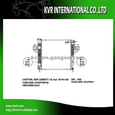 Mechanical Radiator For JEEP GRAND CHEROKEE 4.0i OEM 52079597AB