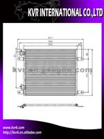 Truck Condenser For CF75/CF85 98- Oem 1371355