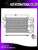 Heavy Duties Truck Condenser For EUROCARGO TECTOR 01- Oem 504022659