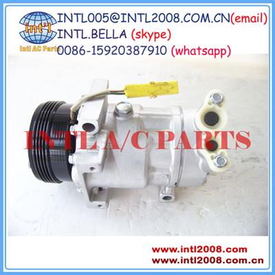 Sanden SD6V12 Auto AC Compressor For Renault Vemo TWINGO BB0A BB0F BB10 BB1K BB28 BB2D BB2H 7403308 FC3686