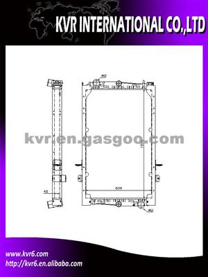 Heavy Duties Radiator Factory For DAF CF85(98-) Oem 1628623