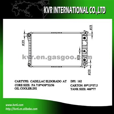 High Cooling Efficiency Car Radiator For CADILLAC SEVILLE KBR-CA0039-PA32/KBR-CA0039-PA36