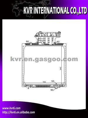 Heavy-Duty Radiator Assy For MAN TGA (-02) 310HP Oem 81061016482