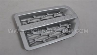 Side Vent In Full Silver For Land Rover Discovery 3 05-09 (D4 Style)