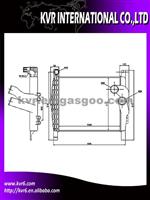 High Performance Charge Air Cooler For MERCEDES ATEGO (97-) 18 TONS Oem 9405010201