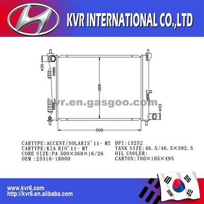 Radiator For HYUNDAI Oem 25310-1R000