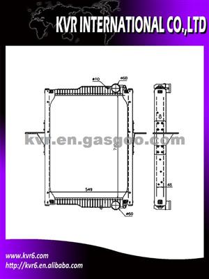 Heavy Duty Radiator Factory For RVI RVI PREMIUM(05-) Oem 20810091