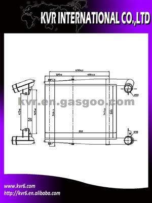 BRAND NEW Charge Air Cooler For RVI - RVI TRUCKS PREMIUM (00-) 420 Oem 5010315765