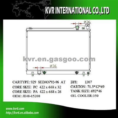 Competitive Price Radiator For MAZDA OEM JE49-15-200