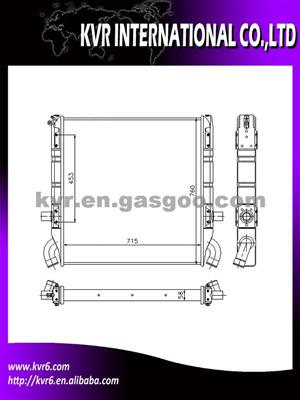 Heavy Duties Radiator For Scania 112 113 Oem 1100630