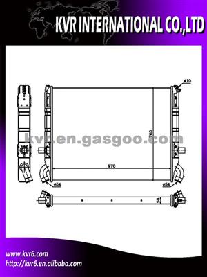 Brazed Almuinum Truck Radiator For Scania 113 143 Oem 1100631