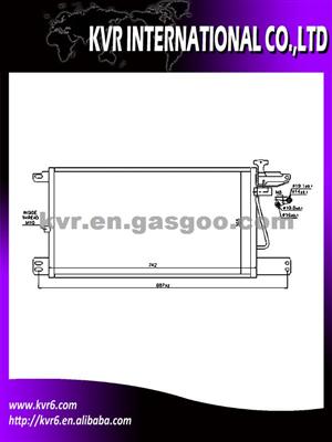 Truck Condenser Assy For G/P/R/T SERIES 04- Oem 1752264