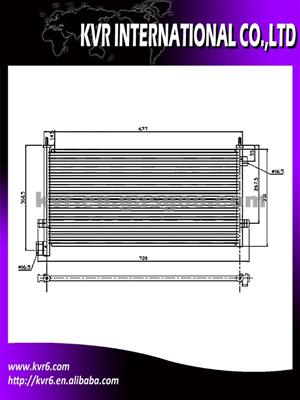 Heavy Duty Condense Rassy For TRUCK FH12/FH16 98- Oem 3981637