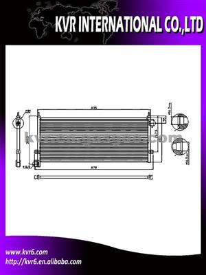 Truck Cooling System AC Condenser For TRUCK FH16 03- Oem 20555299